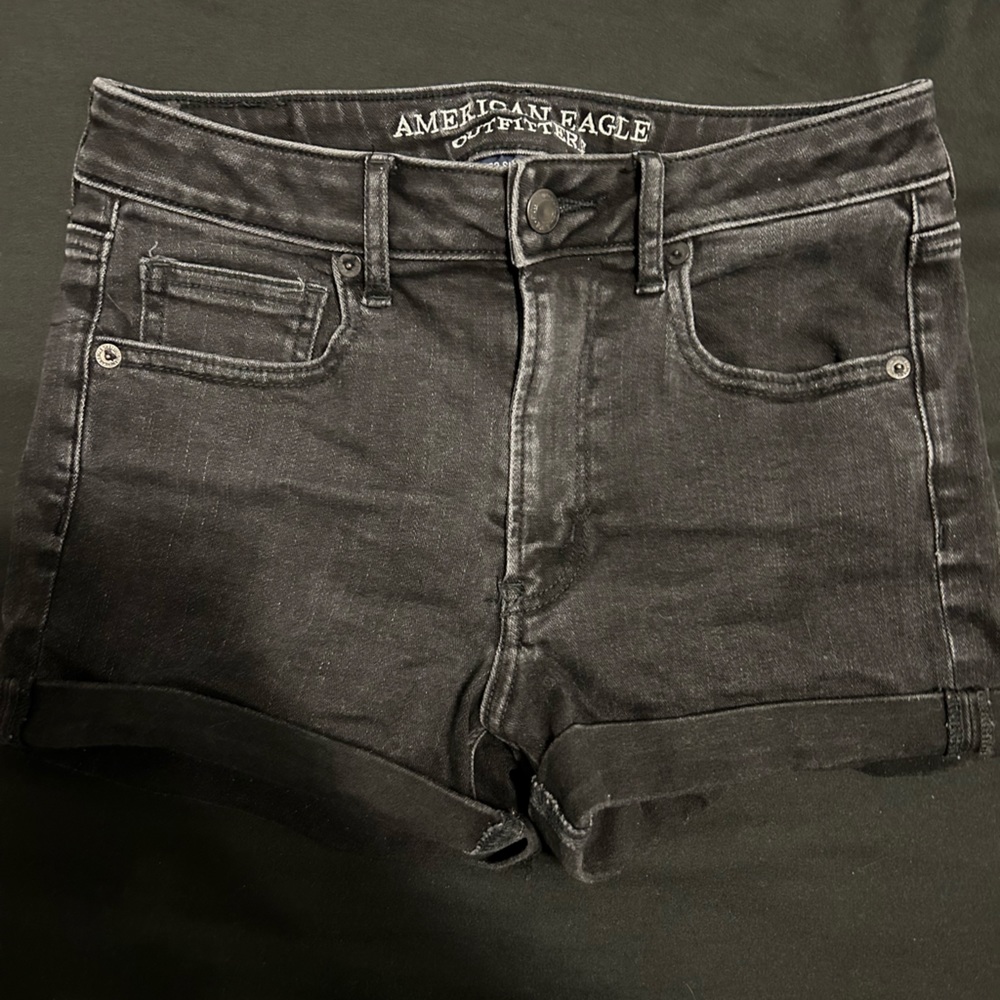 american eagle super hi-rise shortie